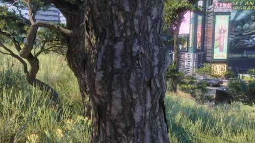 《赛博朋克2077》最新高清纹理MOD：彻底改造所有树木